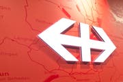 Am Donnerstag gab es eine Störung der SBB-Gotthardstrecke. Symbolbild: Das SBB-Logo. (Bild: Neue LZ/Dominik Wunderli)