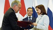 Nach 2011 reist Johann Schneider-Ammann erneut nach Moskau. (Bild: KEY)
