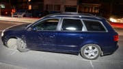 Eines der beiden Unfallfahrzeuge. (Bild: Luzerner Polizei)