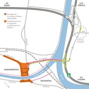 Die neue Verkehrsführung ab 19. Juli 2015. (Bild: PD)