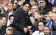 Paris-Saint-Germain-Präsident Nasser al-Khelaifi nimmt gleich auf der Tribüne des Parc des Princes Platz. (Bild: Franck Fife/AFP (Paris, 13. September 2016))