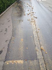 Es kommt zu Verkehrsbehinderungen. (Bild: Radio-Pilatus-Hörerin Carla)