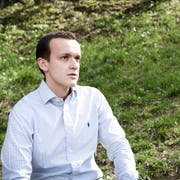 Maurus Zeier nimmt den ersten Platz auf der Liste der FDP für die Nationalratswahl im Herbst ein. (Bild Manuela Jans)