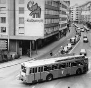Das waren noch Zeiten: Der Heliomalt-Elefant am Kreuzstutz. (Bild: PD)