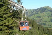 Die Luftseilbahn Kräbel - Rigi Scheidegg. (Bild: PD)