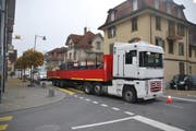 Die 25-Jährige wurde in Alpnach von diesem Lastwagen angefahren. (Bild: Kantonspolizei Obwalden)