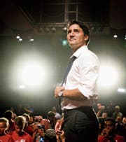 Weiss sich ins rechte Licht zu rücken: Kanadas Premierminister Justin Trudeau. (Bild: Darren Calabrese/Keystone (Toronto, 17. August 2015))