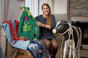 Einst war Eliane ein Froschkönig. Das Kalb ist dieses Jahr aktuell. (Bild: Corinne Glanzmann (Hochdorf, 5. Februar 2018))