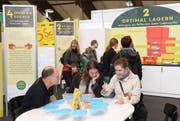 Wie hier bei der Sonderschau «Food Waste», können die Besucherinnen und Besucher in zahlreiche aktuelle Themen eintauchen. (Bild: PD / Messe Luzern AG)