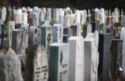Friedhof Unterdorf in Baar mit Gräbern. (Bild: Stefan Kaiser (ZZ))