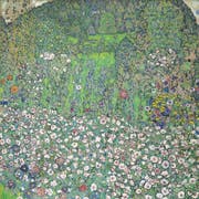 Gustav Klimts Gartenlandschaft mit Bergkuppe aus dem Jahr 1916 (Bild: Stiftung Sammlung Kamm, Zug)