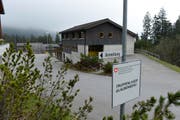 Hier im Truppenlager auf dem Glaubenberg wird ein neues Bundesasylzentrum gebaut. (Bild Dominik Wunderli)