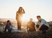 Die Luzerner Band Hanreti mit (von links) Timo Keller, Mario Hänni, Rees Coray und Jeremy Sigrist. (Bild: PD)