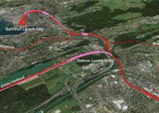 Der Verein «Bahndreieck Luzern Nord» setzt sich für einen Bahnhof beim Friedental ein. (Bild: zvg)