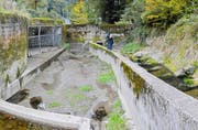 Würzenbach: Ist-Zustand des Einlaufbauwerks in den Entlastungsstollen, Oktober 2016. (Bild: PD)