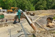 Ab 2018 wird das Wasser vom Schacht an der Zumhofstrasse zum neuen Quellwasserwerk geführt. (Bild: PD)