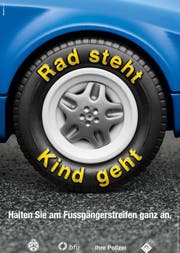 Die Schule hat erst vor einer Woche begonnen: Es gilt grosse Vorsicht für die Autofahrer. (Bild: pd)