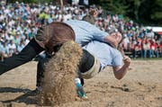 2020 soll auf der Allmend in Luzern das Jubiläums-Schwingfest stattfinden, wenn es nach dem Innerschweizerischen Schwingerverband ginge. (Archivbild vom Kantonal Schwinget in Schwyz im Mai 2016) (Bild: Pius Amrein / Neue LZ)