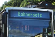 Reisende zwischen Hergiswil und Alpnachstad werden an den Abenden von der Zentralbahn auf den Bus umsteigen müssen. (Symbolbild Corinne Glanzmann / Neue LZ)