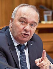 Alex Kuprecht: SVP-Ständerat und No-Billag-Gegner. (Bild: Keystone)