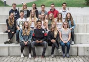 Adieu: Diese 17 Schülerinnen und Schüler der dritten Oberstufe aus Neuenkirch gehen ab heute getrennte Wege. (Bild: Nadia Schärli (3. Juli 2017))