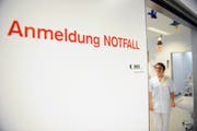 Die Notfallstation des Kantonsspitals Sarnen. (Bild Corinne Glanzmann/Neue OZ)