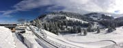 Mostelberg im Winterkleid (Bild: Leser Björn Hofer)
