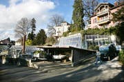 Blick auf die Stadtgärtnerei an ihrem jetzigen Standort im Wettsteinpark. (Bild Manuela Jans/Neue LZ)