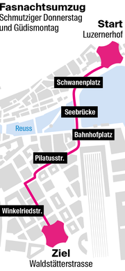 Die Umzugsroute wurde leicht abgeändert. (Bild: LZ Redaktion)