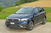 Der neue Alleskönner von Suzuki: SX4 S-Cross mit Allradantrieb. Bild: Stephan Hauri (September 2016)