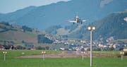 Der Flugplatz Buochs sorgt weiter für Diskussionen. (Bild: Corinne Glanzmann (Buochs, 23. August 2017))