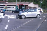 Die Unfallstelle in Schattdorf. (Bild Kantonspolizei Uri)