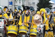 Die Cocorico Hünenberg mit dem Motto Taxi Taxi. (Bild Roger Zbinden/Neue LZ)