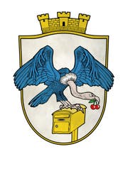 Die Neuinterpretation: Das sagt Grafiker Angelo Gwerder mit einer Prise Ironie: «Das neue Zuger Wappen zeigt einen stolzen Adler, der mit ausgebreiteten Schwingen über einen goldenen Briefkasten wacht. Als Zeichen des Friedens kaut er auf einem frischen Olivenzweig rum. Der Briefkasten symbolisiert Weltoffenheit …» (Bild: Grafik Angelo Gwerder)
