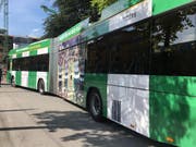Seitenansicht des neuen Busses. (Bild: PD)