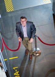 Der neue Direktor Christoph Lichtin (50) im Historischen Museum. (Bild: Dominik Wunderli)