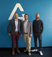Die drei Advanon-Gründer (v. l.): Phil Lojacono, Stijn Pieper und Philip Kornmann. (Bild: PD)
