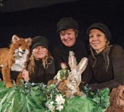 Nathalie Hildebrand (links), Marianne Hofer und Regula Auf der Maur vom Theater Petruschka. (Bild: Dominik Wunderli (Luzern, 2. Dezember 2017))