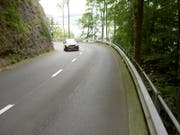 Nicht überall ist die Bürgenstockstrasse so breit wie an dieser Stelle. (Bild PD/Archiv)