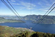 Der Schutzverband kämpft für eine intakte Landschaft. Auf dem Bild der Vierwaldstättersee, fotografiert von der Bergstation der Klewenalp-Bahn. (Archivbild Markus von Rotz / Neue NZ)