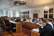 Der Obwaldner Kantonsrat tagt im Rathaus Sarnen. (Bild Corinne Glanzmann/Neue OZ)