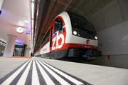 Die Installation der neuen Haltestelle Allmend / Messe war ein grosser Meilenstein für die zb Zentralbahn AG. (Bild: Archiv Neue LZ)