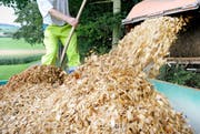 Die veralteten Heizungen in Hohenrain sollen durch eine Holzschnitzelheizung ersetzt werden. (Symbolbild LZ)