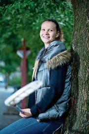Luzia Kessler glaubt trotz vieler Änderungen im Team an Zug United: «Wenn wir zusammenhalten, sind wir in der Lage, alle zu schlagen.» (Bild: Maria Schmid (Zug, 11. September 2017))