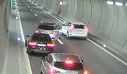 Das Auto der vierköpfigen Familie blieb im Sonnenbergtunnel stehen. Alle Insassen waren bewusstlos. (Bild: Luzerner Polizei)