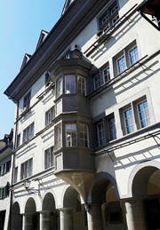 Stattlich und repräsentativ: das Bleulerhaus in der Rapperswiler Altstadt. (Bild: Andreas Fässler / Neue ZZ)