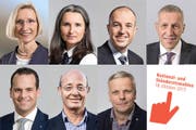 Sieben auf einen Streich: Erleben Sie alle Ständeratskandidatinnen und -kandidaten in der direkten Diskussion. (Bild: PD)
