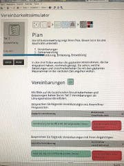 Resultatblatt des Simulators. (Bild: PD)