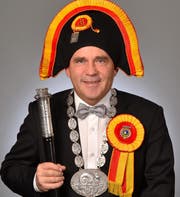 Heinz Bieri im vollen Schneckenzunft-Schmuck. (Bild: pd)