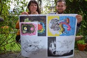 Lina Müller und Luca Schenradi haben den Zuspruch für den Atelieraufentahlt in New York erhalten. (Archivbild Sven Aregger/Neue UZ)